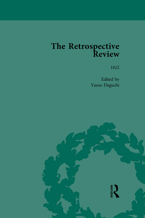 Book cover of The Retrospective Review Vol 5