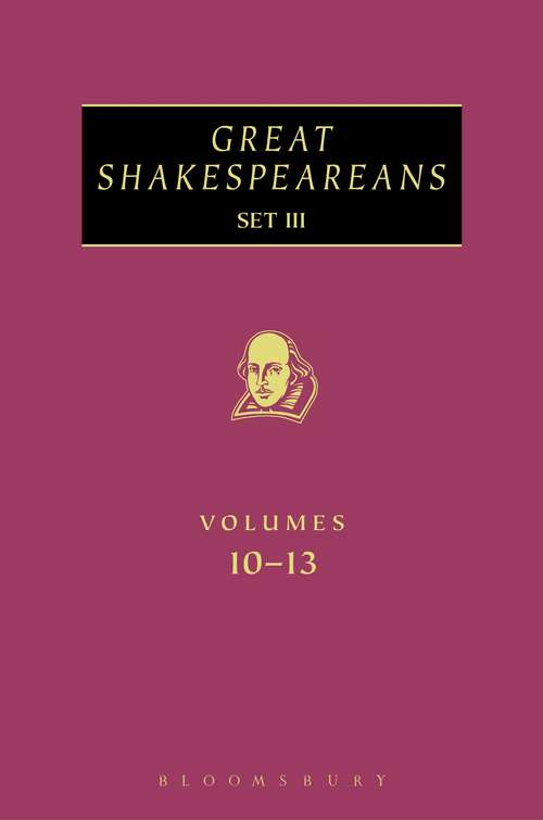 Book cover of Great Shakespeareans Set III: Great Shakespeareans: Volume Iii (Great Shakespeareans)