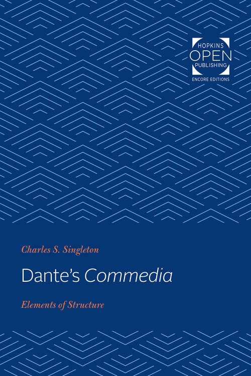 Book cover of Dante's Commedia: Elements of Structure