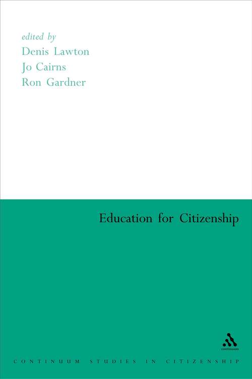 Book cover of Education for Citizenship