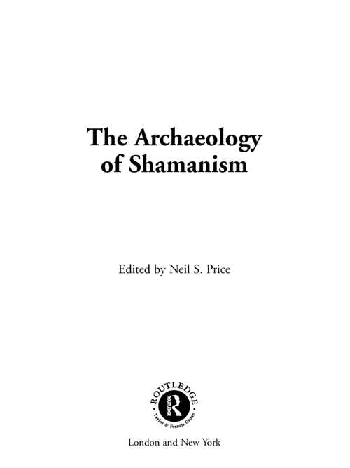 Book cover of The Archaeology of Shamanism