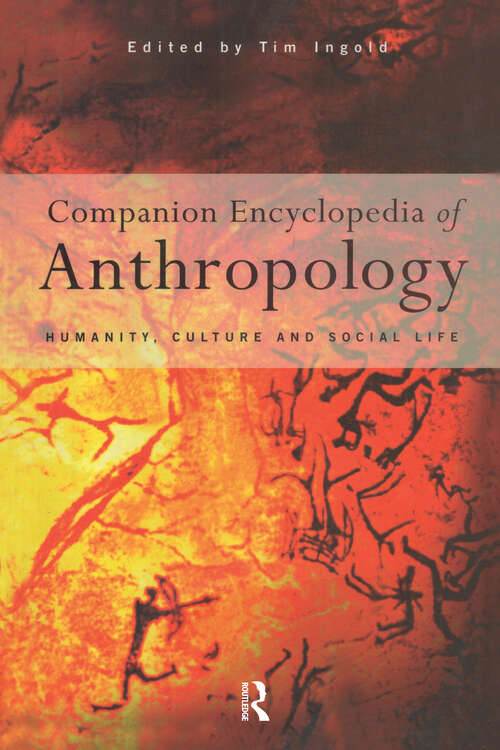 Book cover of Companion Encyclopaedia of Anthropology