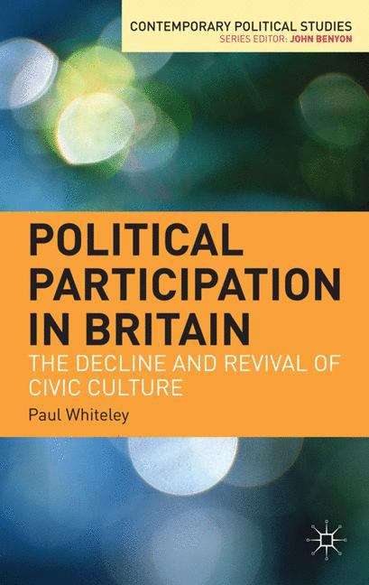 Book cover of Political Participation in Britain: The Decline and Revival of Civic Culture (PDF)