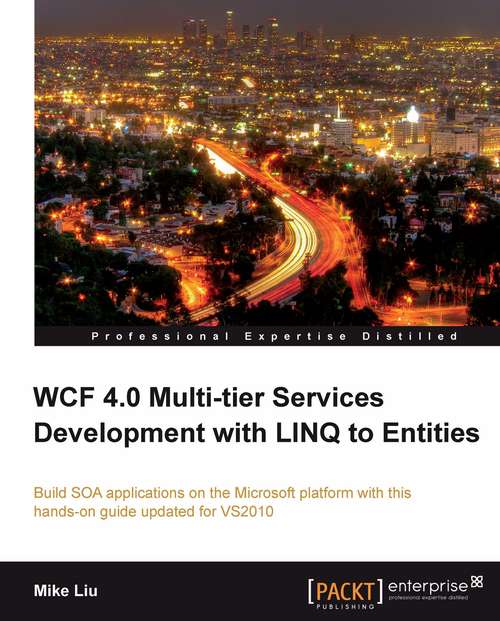 Book cover of WCF 4.0 Multi-tier Services Development with LINQ to Entities