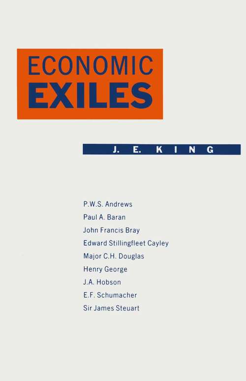 Book cover of Economic Exiles (1st ed. 1988)