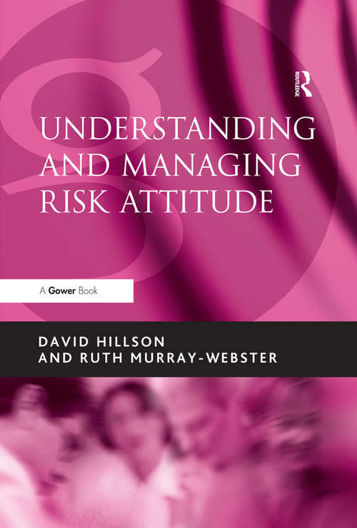 Book cover of Understanding and Managing Risk Attitude (2)