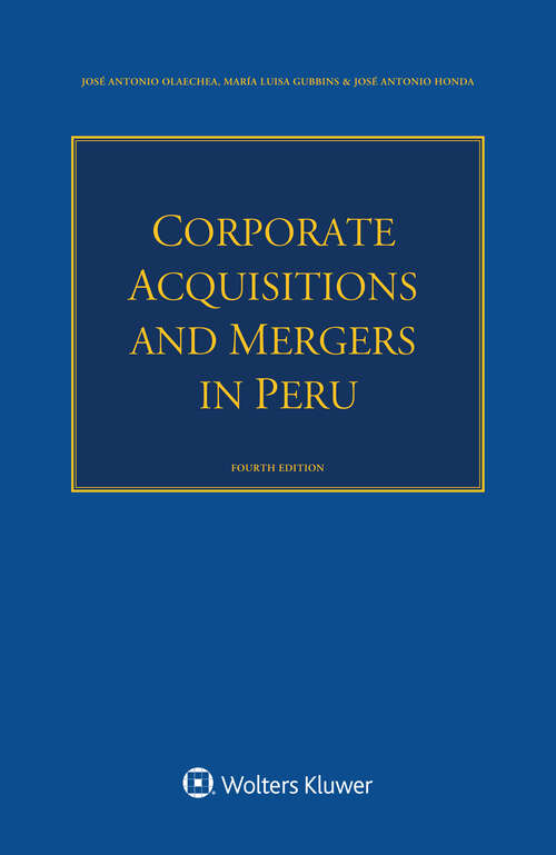 Book cover of Corporate Acquisitions and Mergers in Peru (4)