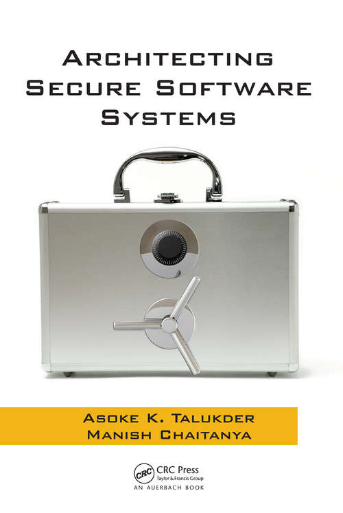 Book cover of Architecting Secure Software Systems