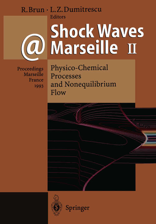 Book cover of Shock Waves @ Marseille II: Physico-Chemical Processes and Nonequilibrium Flow Proceedings of the 19th International Symposium on Shock Waves Held at Marseille, France, 26–30 July 1993 (1995)