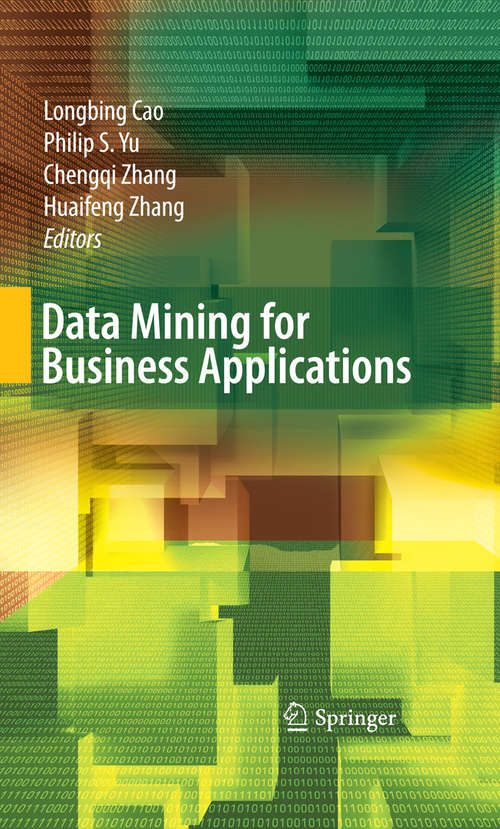 Book cover of Data Mining for Business Applications (2009)