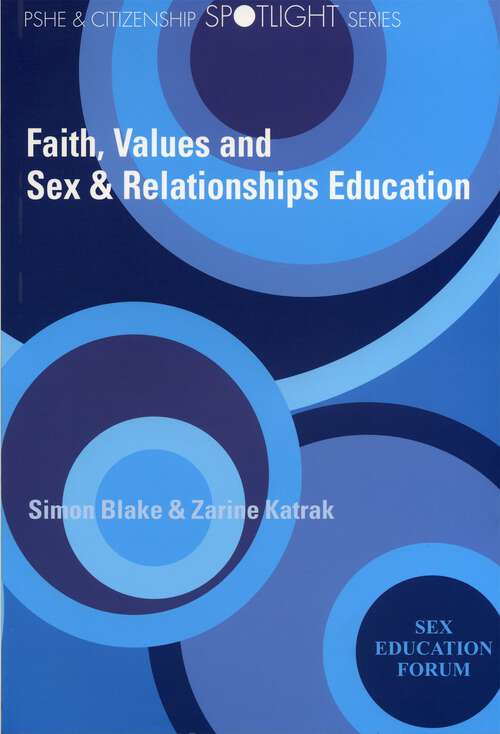 Book cover of Faith, Values and Sex & Relationships Education (PDF)
