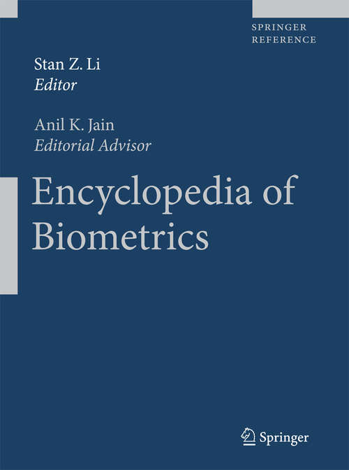 Book cover of Encyclopedia Of Biometrics: (pdf) (2)