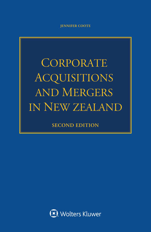 Book cover of Corporate Acquisitions and Mergers in New Zealand (2)