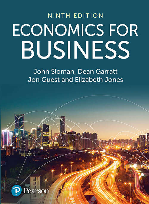 Book cover of Economics for Business (9)