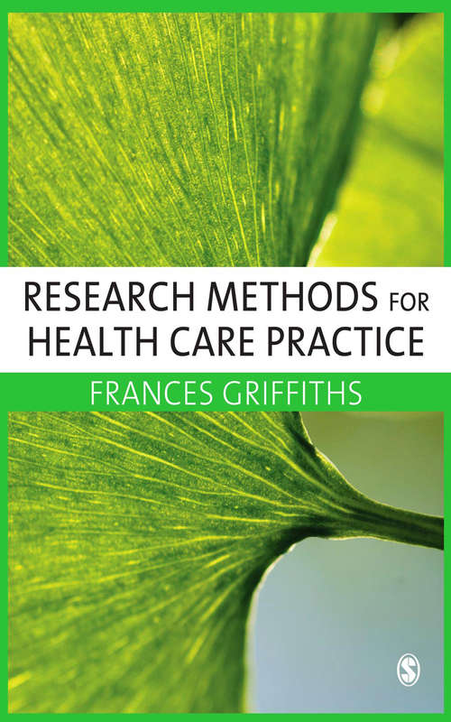 Book cover of Research Methods for Health Care Practice