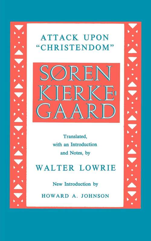 Book cover of Attack upon Christendom (PDF)