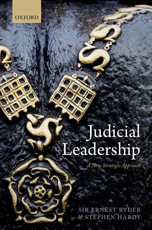 Book cover of Judicial Leadership: A New Strategic Approach