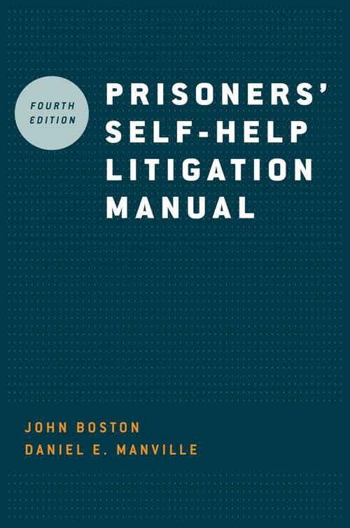 Book cover of Prisoners' Self-Help Litigation Manual (4)