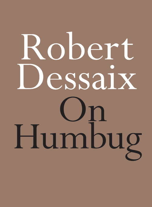 Book cover of On Humbug (On Series)