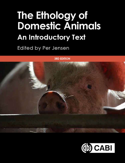 Book cover of The Ethology of Domestic Animals: An Introductory Text