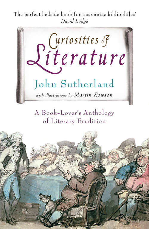 Book cover of Curiosities of Literature: A Book-lover's Anthology of Literary Erudition