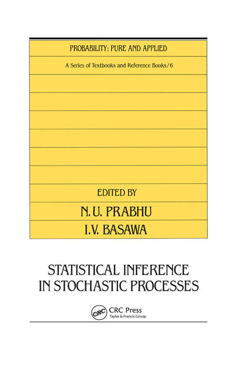 Book cover of Statistical Inference in Stochastic Processes