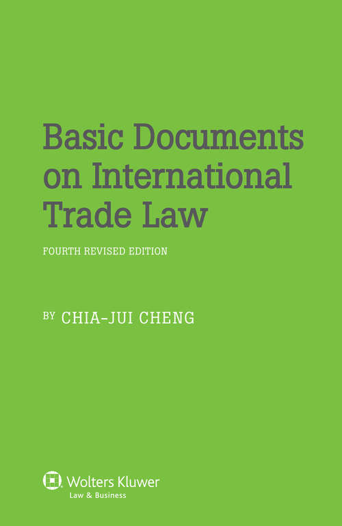 Book cover of Basic Documents on International Trade Law (4)