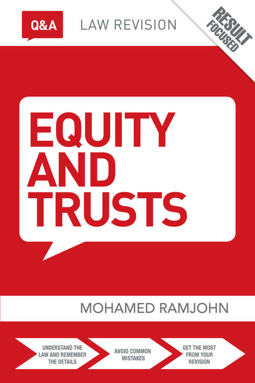 Book cover of Q&A Equity & Trusts (Questions and Answers) (PDF)