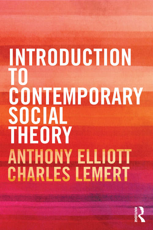 Book cover of Introduction to Contemporary Social Theory