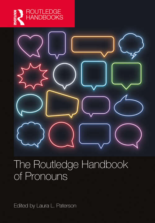 Book cover of The Routledge Handbook of Pronouns (Routledge Handbooks in Linguistics)