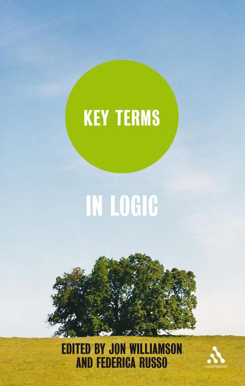 Book cover of Key Terms in Logic (Key Terms)