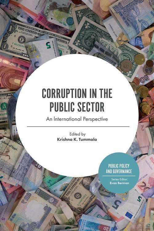 Book cover of Corruption in the Public Sector: An lnternational Perspective (Public Policy and Governance)