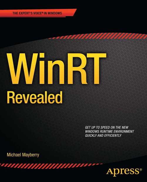 Book cover of WinRT Revealed (1st ed.)