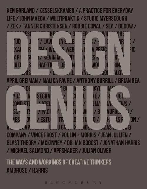 Book cover of Design Genius: The Ways and Workings of Creative Thinkers (Creative Core)