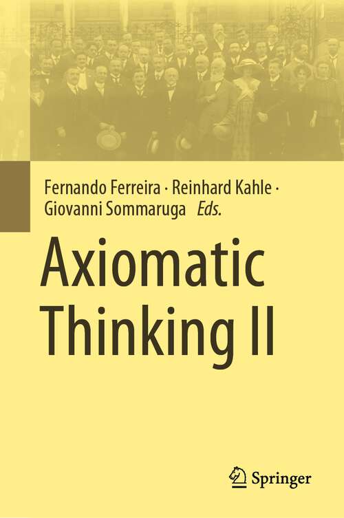 Book cover of Axiomatic Thinking II