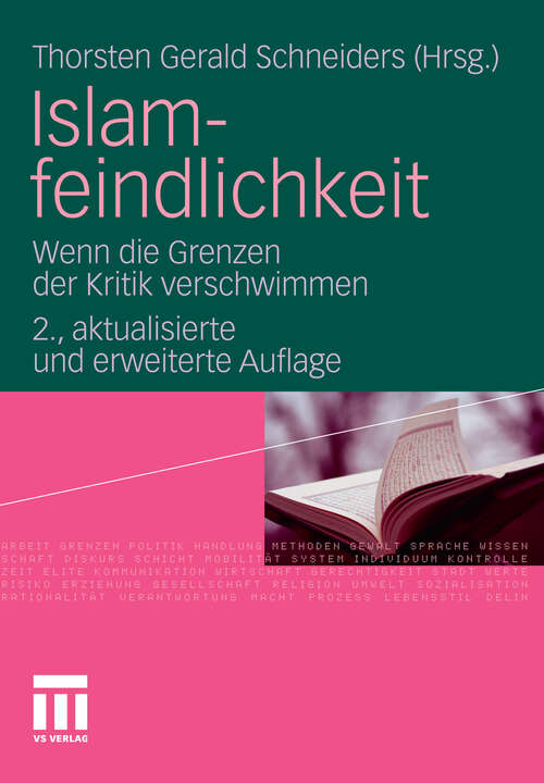 Book cover of Islamfeindlichkeit: Wenn die Grenzen der Kritik verschwimmen (2. Aufl. 2010)