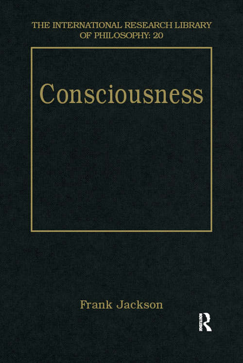 Book cover of Consciousness: A Debate (The International Research Library of Philosophy: Vol. 20)