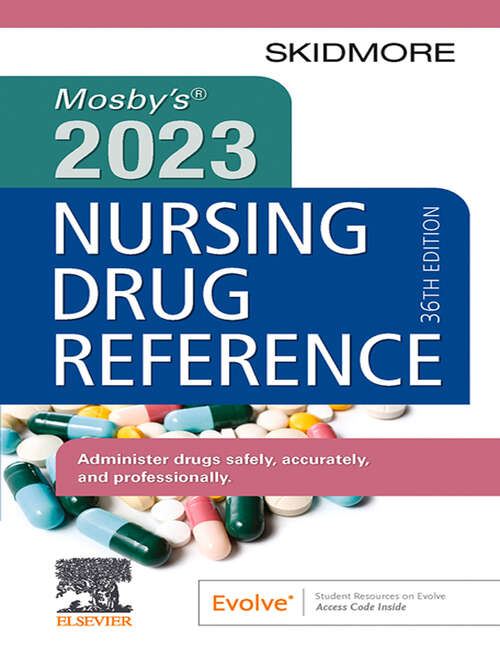 Book cover of Mosby's 2023 Nursing Drug Reference - E-Book (ISSN)