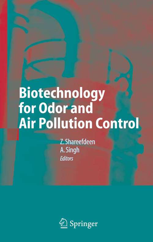 Book cover of Biotechnology for Odor and Air Pollution Control (2005)