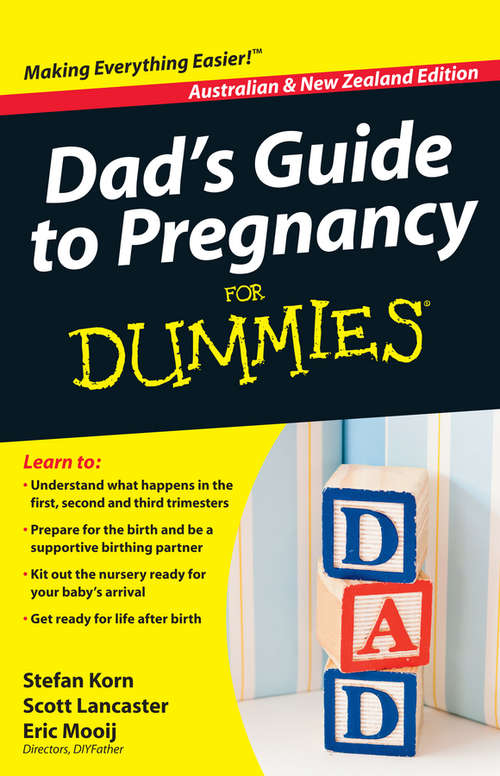 Book cover of Dad's Guide to Pregnancy For Dummies (Australian and New Zealand Edition)