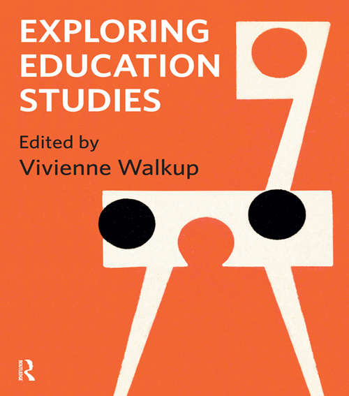 Book cover of Exploring Education Studies