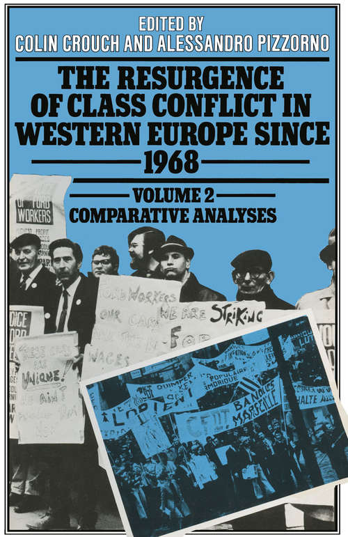 Book cover of Resurgence of Class Conflict in Western Europe Since 1968: Comparative Analysis (1st ed. 1978)