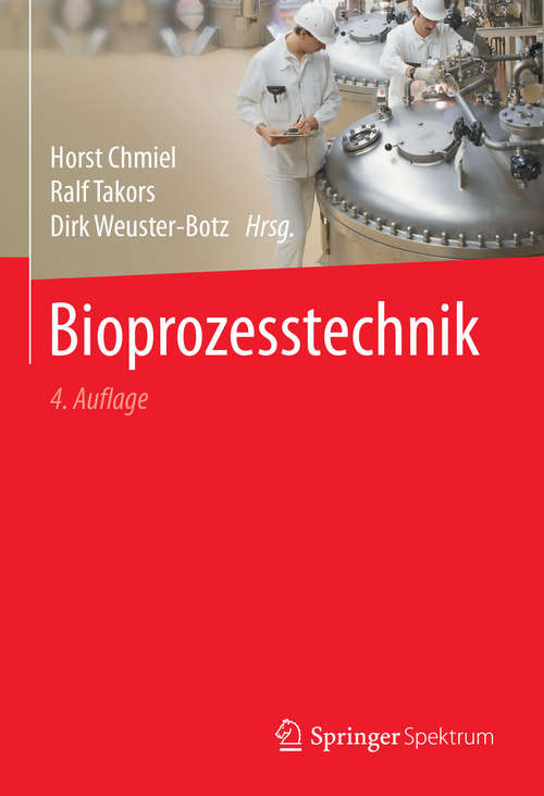 Book cover of Bioprozesstechnik (4. Aufl. 2018)