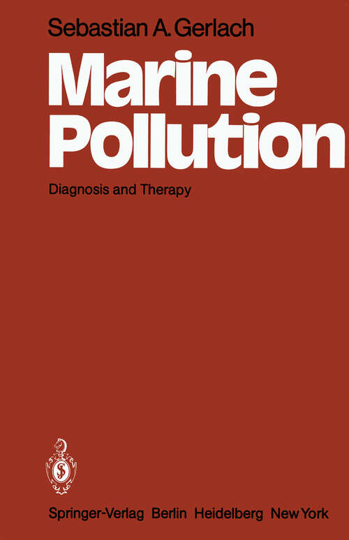 Book cover of Marine Pollution: Diagnosis and Therapy (1981)