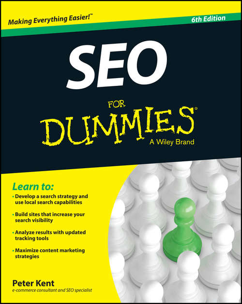 Book cover of SEO For Dummies (6)