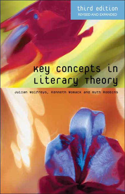 Book cover of Key Concepts in Literary Theory (Key Concepts in Literature)