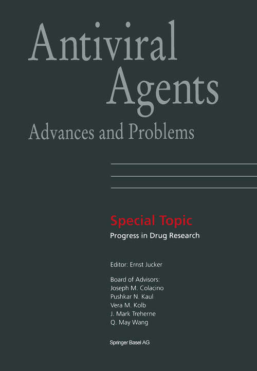 Book cover of Antiviral Agents: Advances and Problems (2001) (Progress in Drug Research #002)