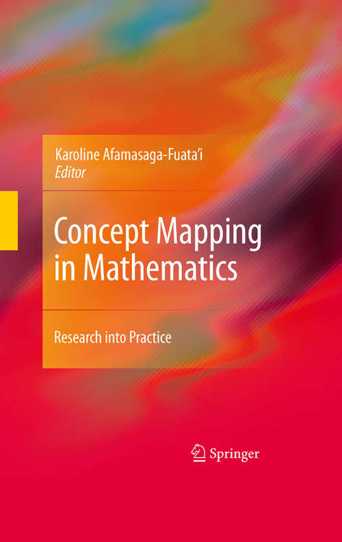 Book cover of Concept Mapping in Mathematics: Research into Practice (2009)