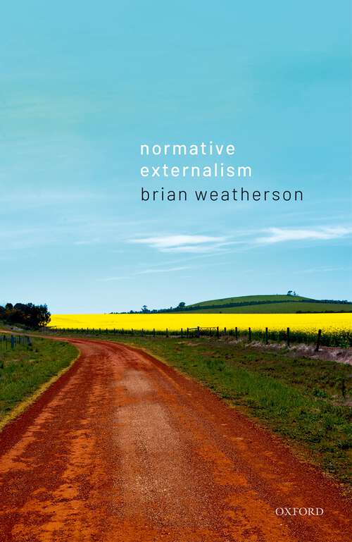 Book cover of Normative Externalism