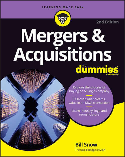 Book cover of Mergers & Acquisitions For Dummies (2)